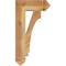 Ekena Millwork Imperial Arts & Crafts Rough Sawn Bracket, Western Red Cedar, 4"W x 14"D x 26"H BKT04X14X26IMP03RWR - alternate 2